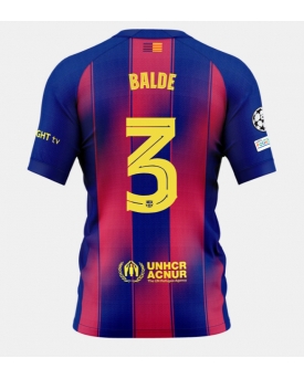 Billige Fotballdrakt Barcelona Alejandro Balde #3 Replika Hjemmedrakt 2025-26 Kortermet
